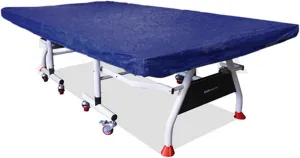 Heavy Duty Weatherproof Table Tennis Cover Universal Indoor/Outdoor Ping Pong Table Protector UV Rain Dust Resistant 110x59x1.97 Inches (Blue)