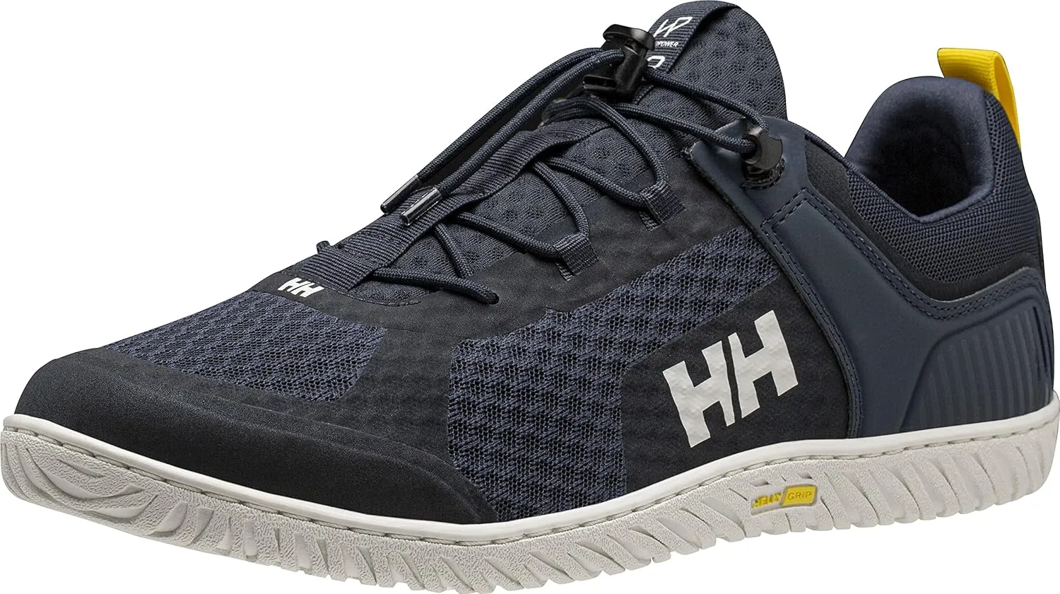 Helly-Hansen Mens HP Foil V2 Lightweight Breathable Sailing Watersports Shoes, 597 Navy/Off White - 12