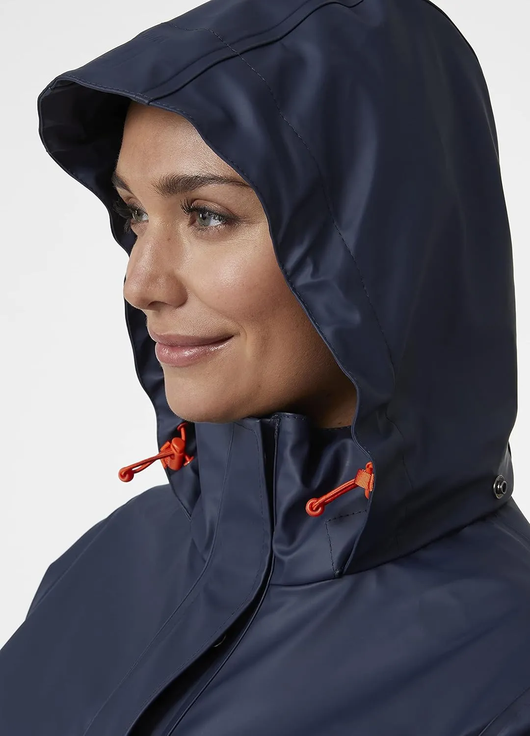 Helly-Hansen Women's Luna/Gale Waterproof Rain Jacket with Adjustable Packable Hood in Collar, Pockets, and Neoprene Cuffs