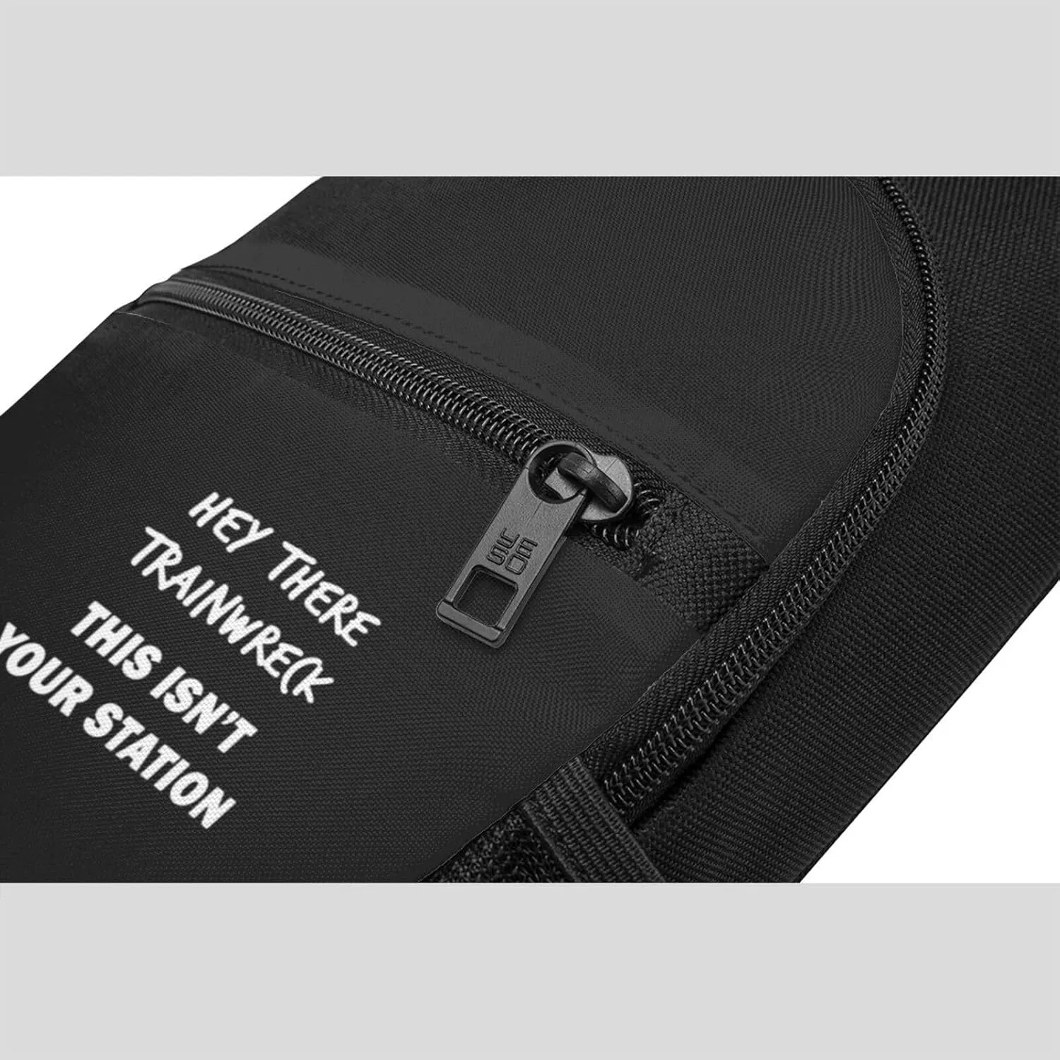 Hey There Train Wreck, This Isn'T Your Station Unisex Chest Bag Lightweight Crossbody Shoulder Bag Travel Pocket