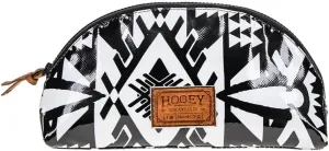 HOOEY Accessory Bag Make Up Toiletry Travel Bag (Puebla - Black/White, Small)