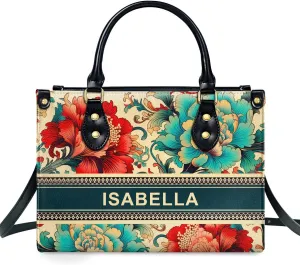 Horoscope - Personalized Leather Handbag For Women, Bohemian, Zodiac, Birthday Gifts - Mothers Day Gifts For Women