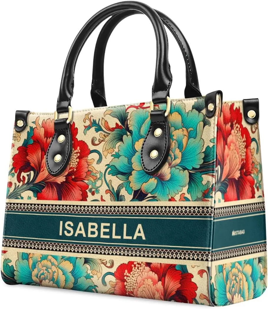 Horoscope - Personalized Leather Handbag For Women, Bohemian, Zodiac, Birthday Gifts - Mothers Day Gifts For Women