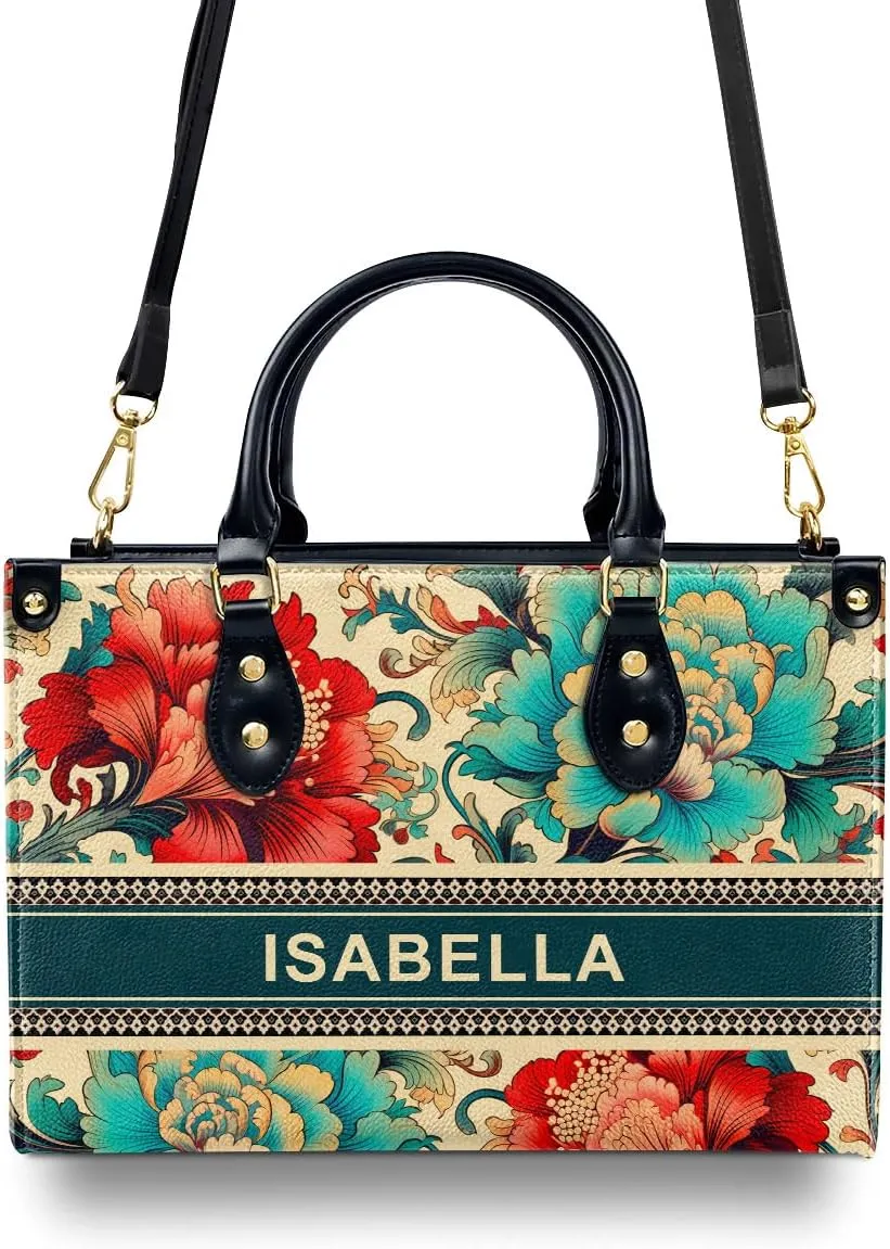 Horoscope - Personalized Leather Handbag For Women, Bohemian, Zodiac, Birthday Gifts - Mothers Day Gifts For Women