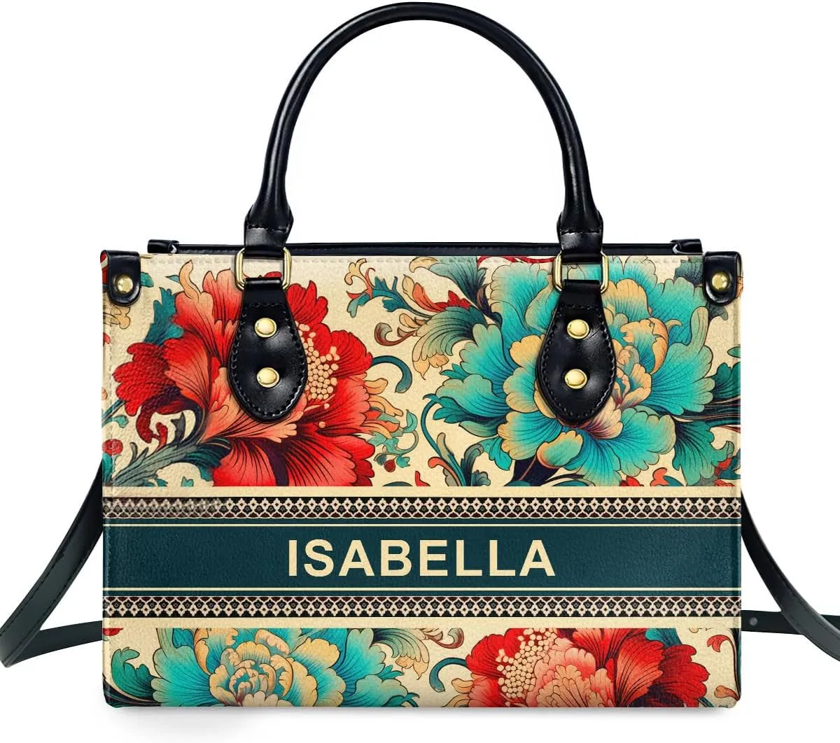 Horoscope - Personalized Leather Handbag For Women, Bohemian, Zodiac, Birthday Gifts - Mothers Day Gifts For Women