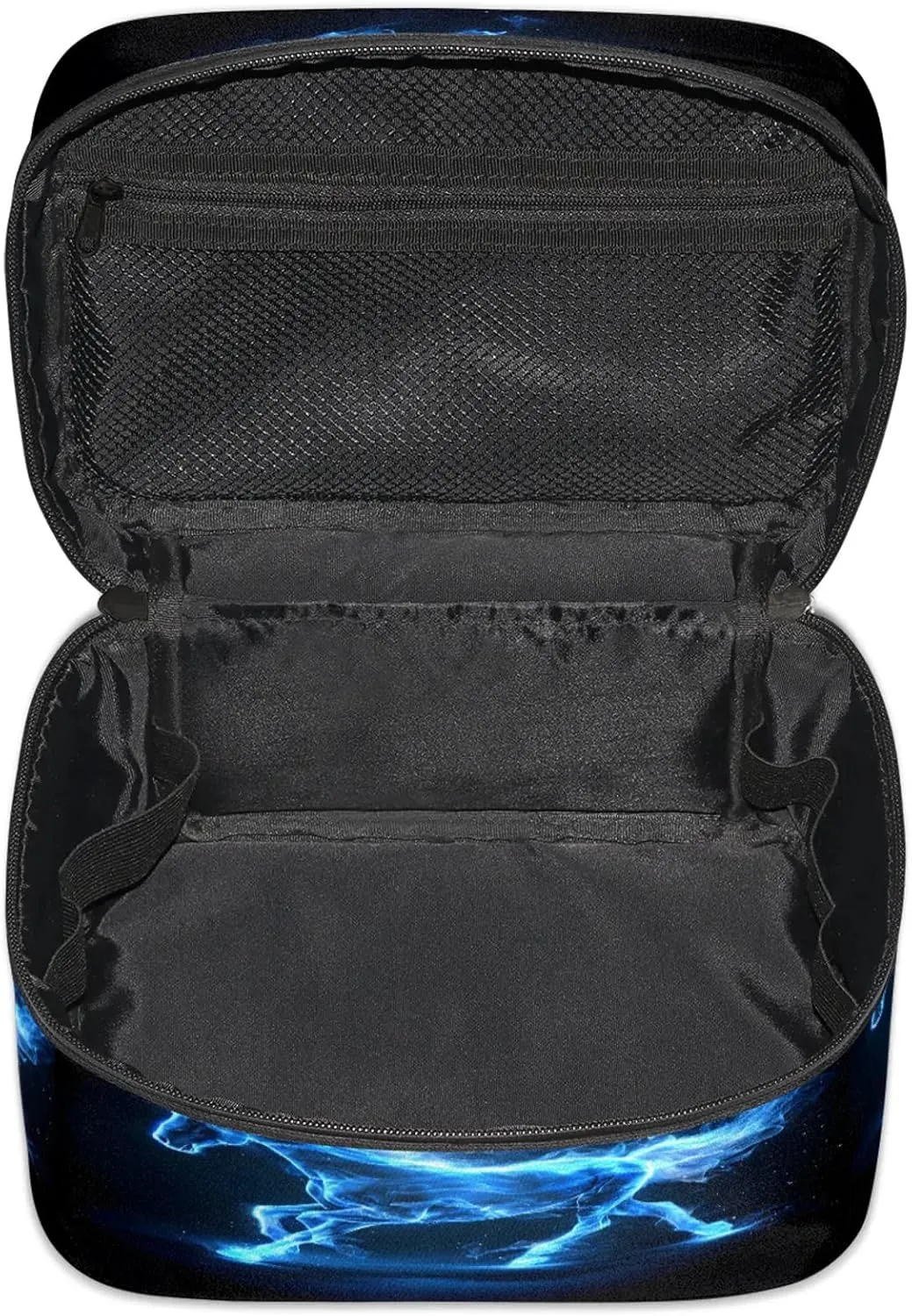 Horse Racing Travel Toiletry Bag Large Capacity Makeup Case Organizer with Handle Cosmetic Case for Women Girls