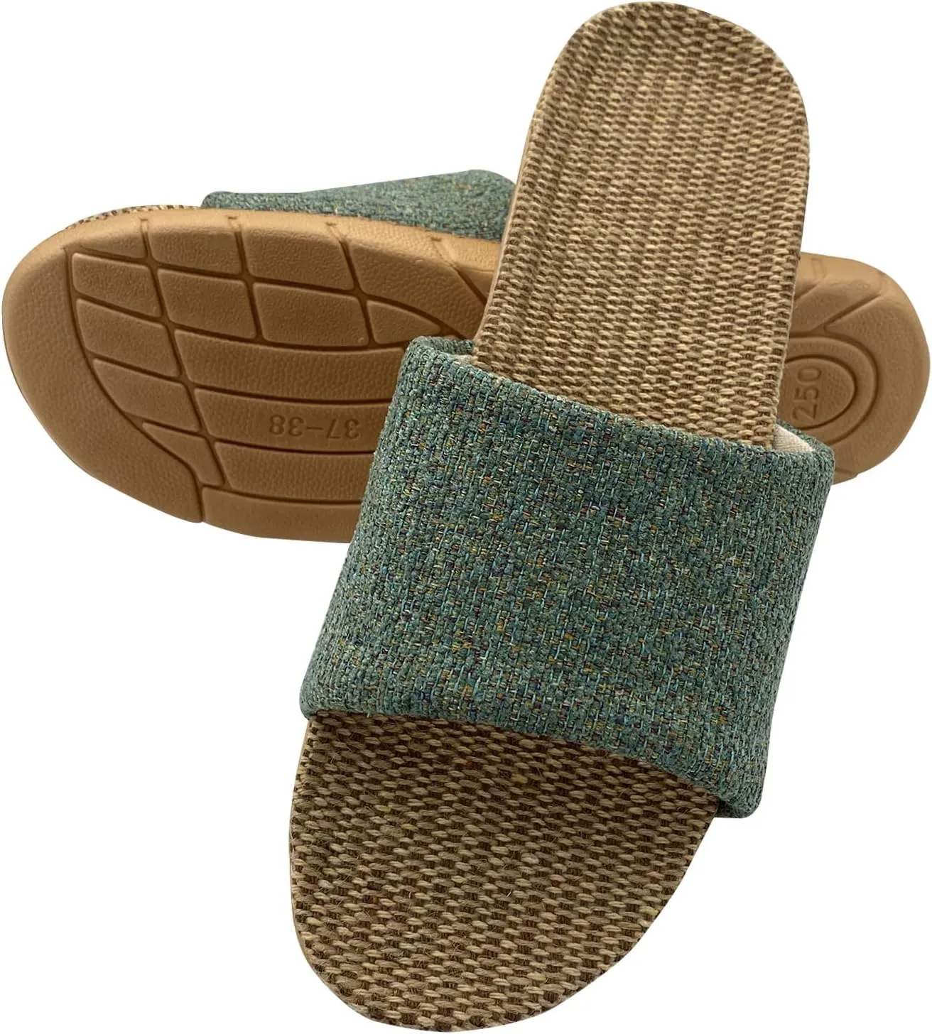 Hwayslon Fashion Unisex Linen Summer Skidproof Indoor Slippers