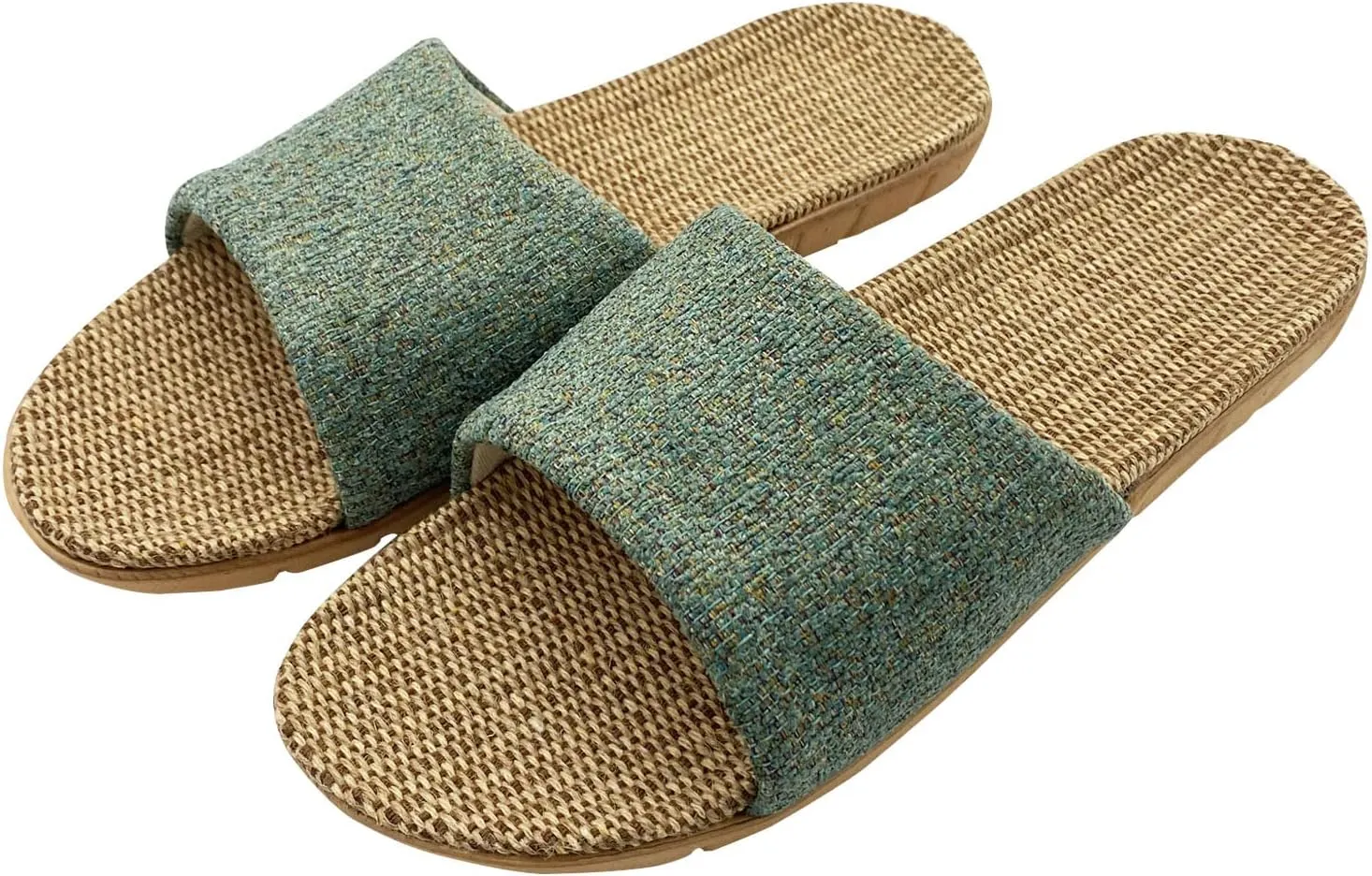 Hwayslon Fashion Unisex Linen Summer Skidproof Indoor Slippers