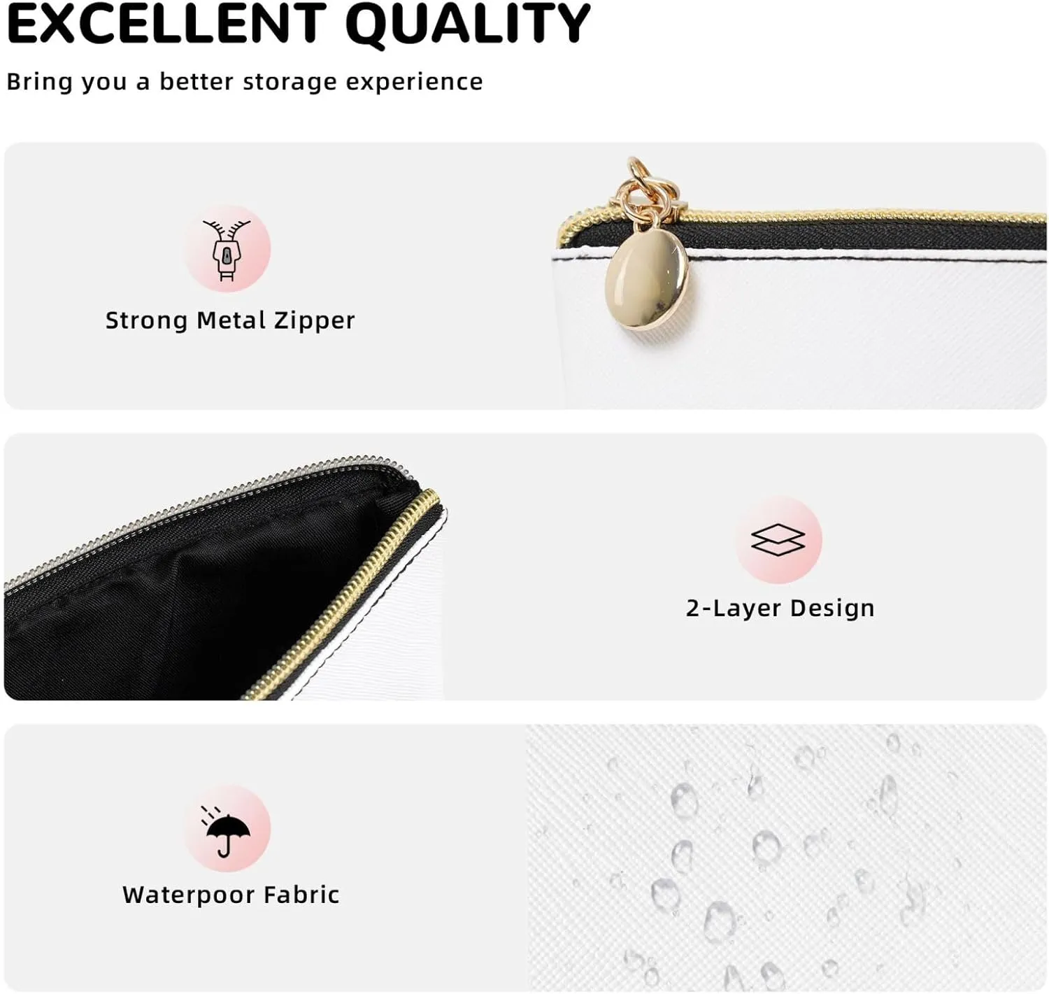 Iceland Hut printed Leather Travel Toiletry Bag makeup bag Cosmetic Bag Clutch Bag
