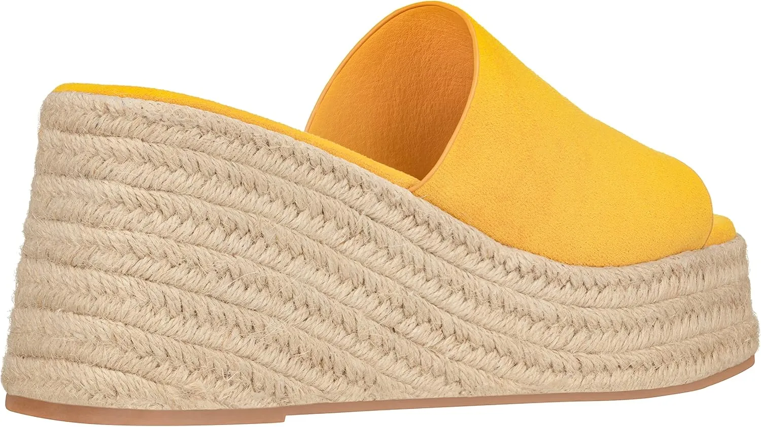ILLUDE Women's Wedge Sandal Espadrille Platform Slip On Open Toe Wedge Heel Sandals
