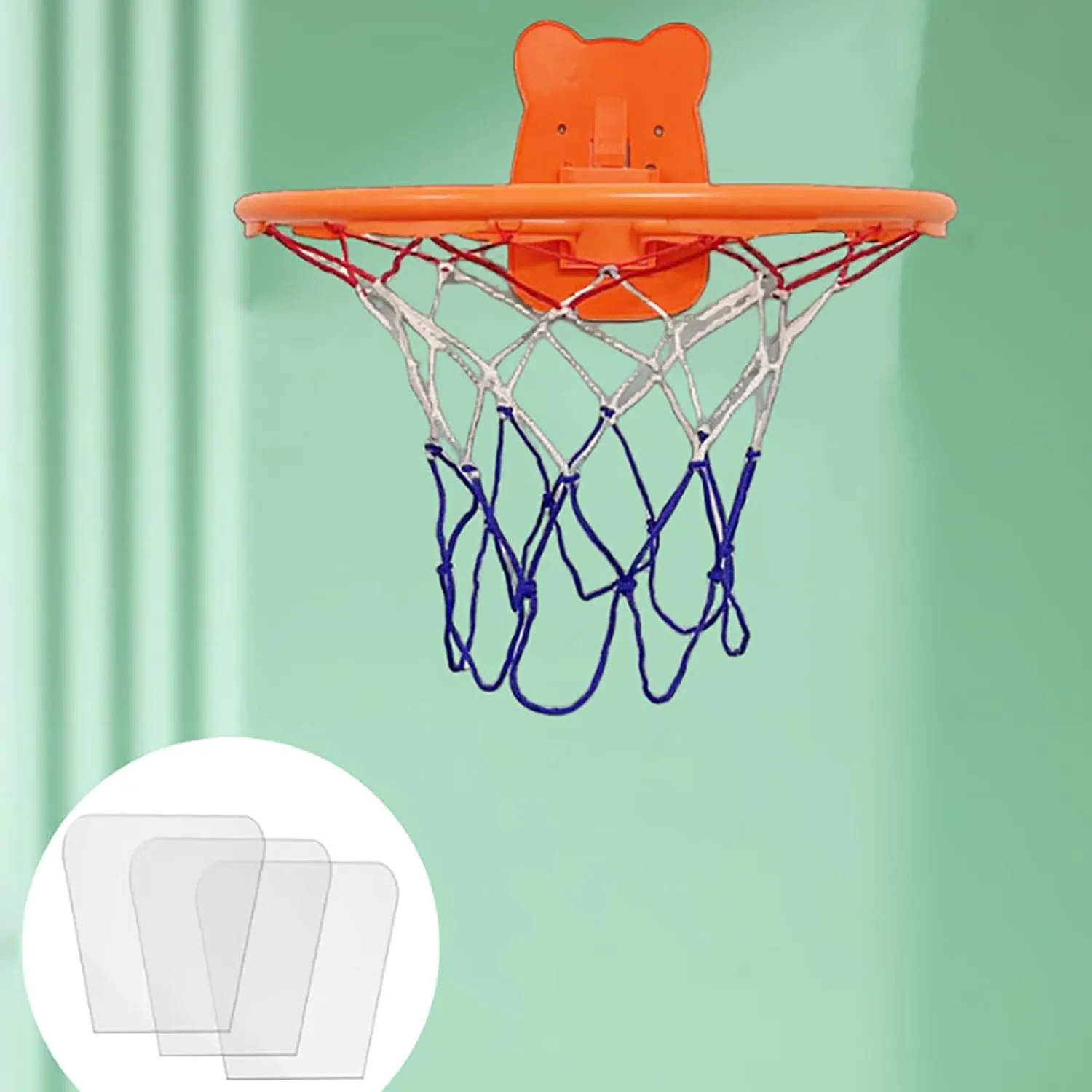 Indoor Basketballs Hoop Kids Small Basketballs Hoop Wall Mount Dunks Rims Hanging Boards with Basketball Kits Indoo