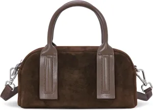 Iswee Suede Bag Designer Crossbody Bags for Women Small Shoulder Purse Ladies Handbags Travel Work Bag