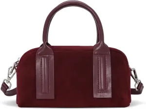 Iswee Suede Bag Designer Crossbody Bags for Women Small Shoulder Purse Ladies Handbags Travel Work Bag