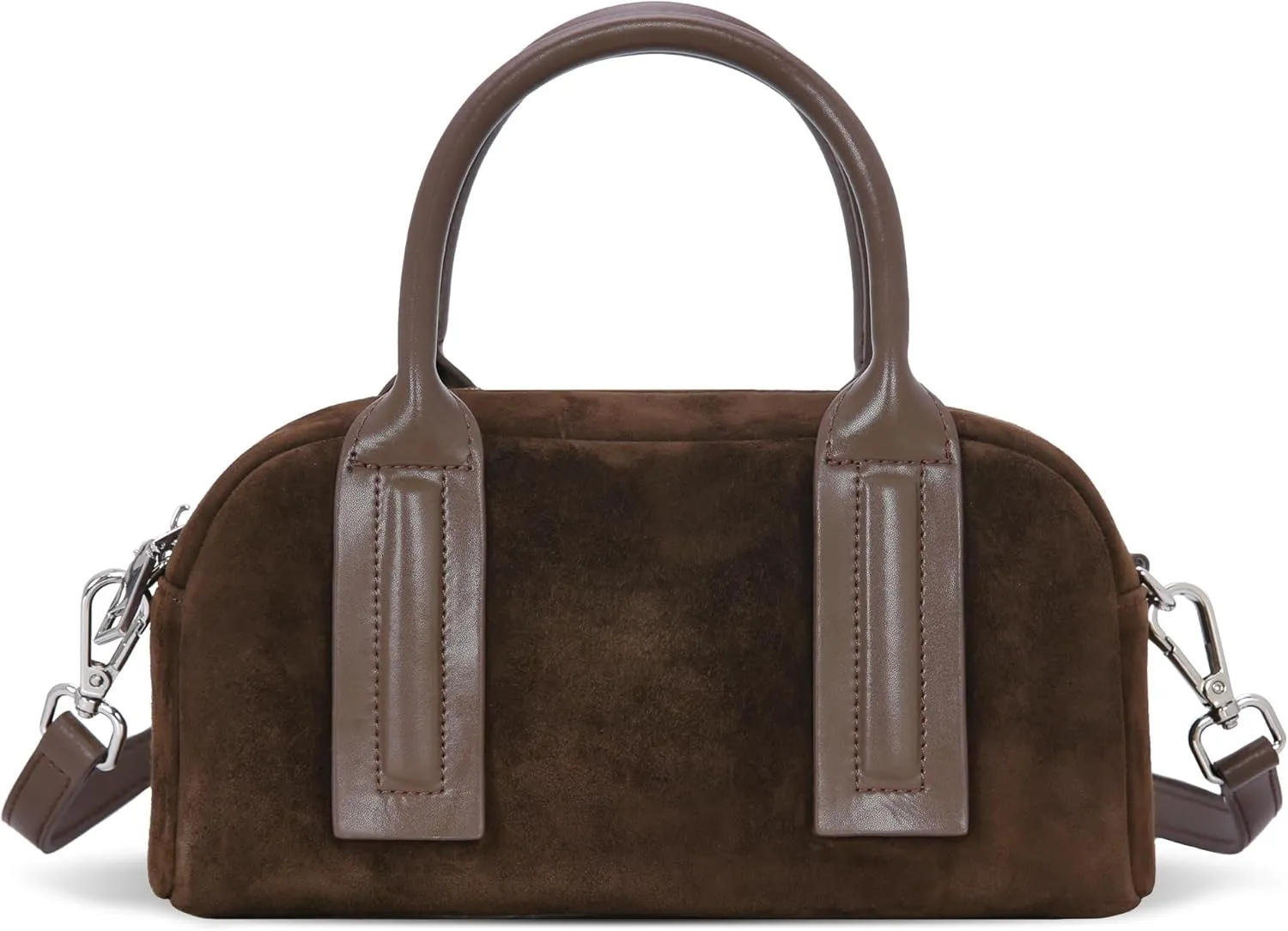 Iswee Suede Bag Designer Crossbody Bags for Women Small Shoulder Purse Ladies Handbags Travel Work Bag