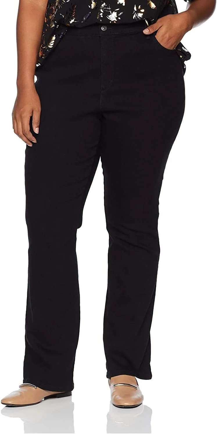 Jack David Y&F Womens Plus Size Curvy Stretch Relaxed Fit Straight/Skinny/Bootcut Denim Jeans Pants