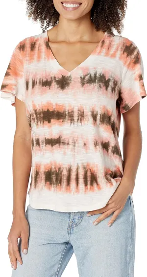 Jessica Simpson Women's Carly Flutter Short Sleeve Tee Shirt