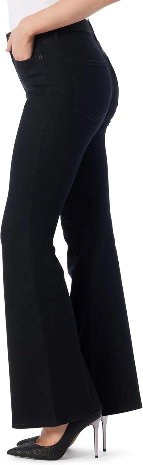 Jessica Simpson Women's Charmed High Rise Fitted Flare Jean Standard