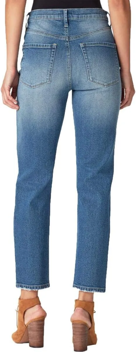 Jessica Simpson Women's Infinite High Rise Slim Straight Leg Jean