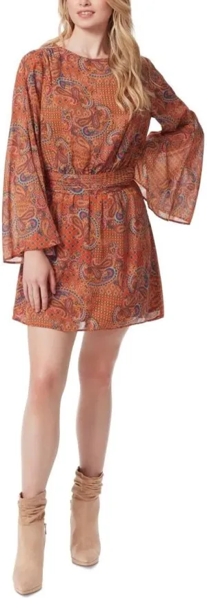 Jessica Simpson Womens Paisley Short Mini Dress