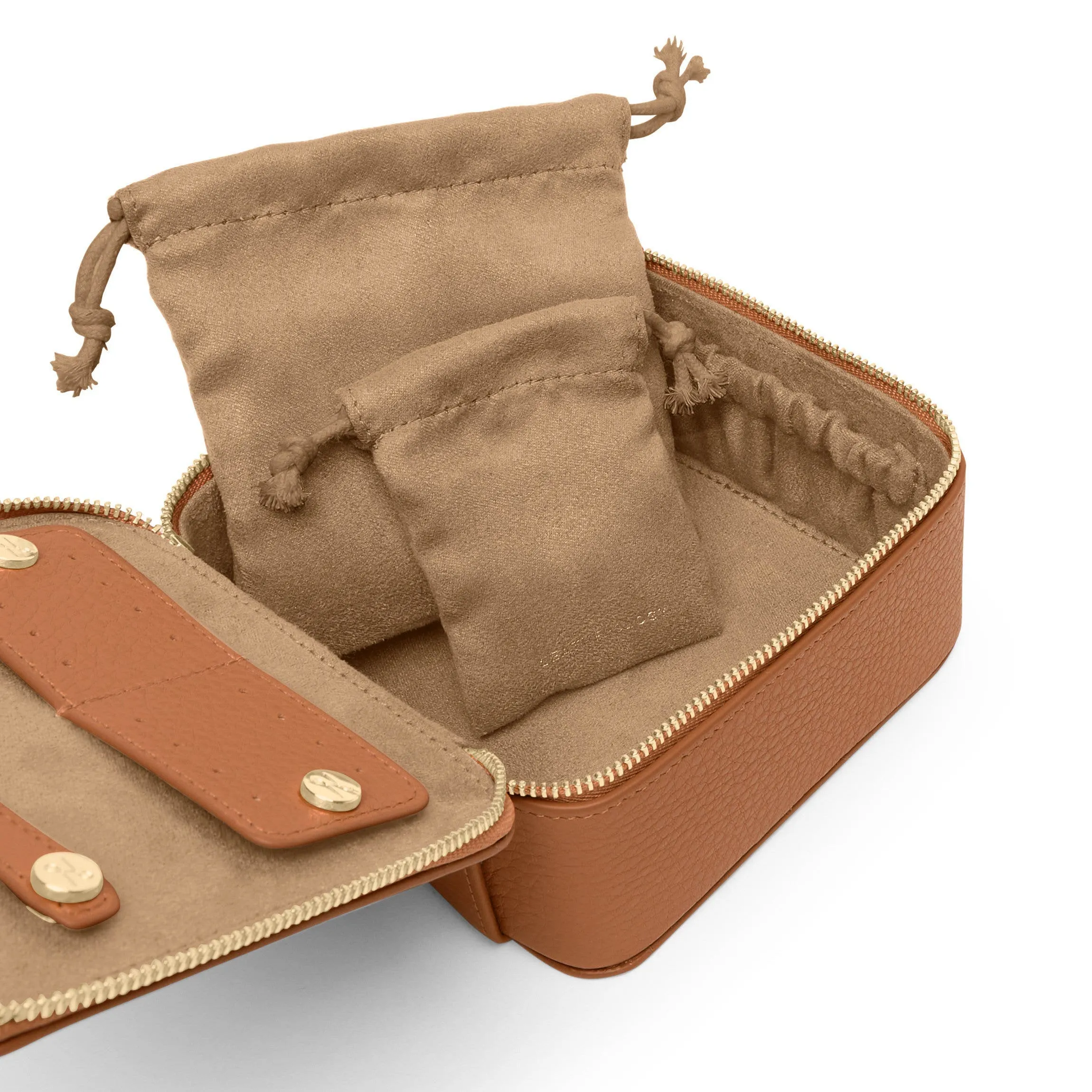 Jewelry Organizer Set Cognac