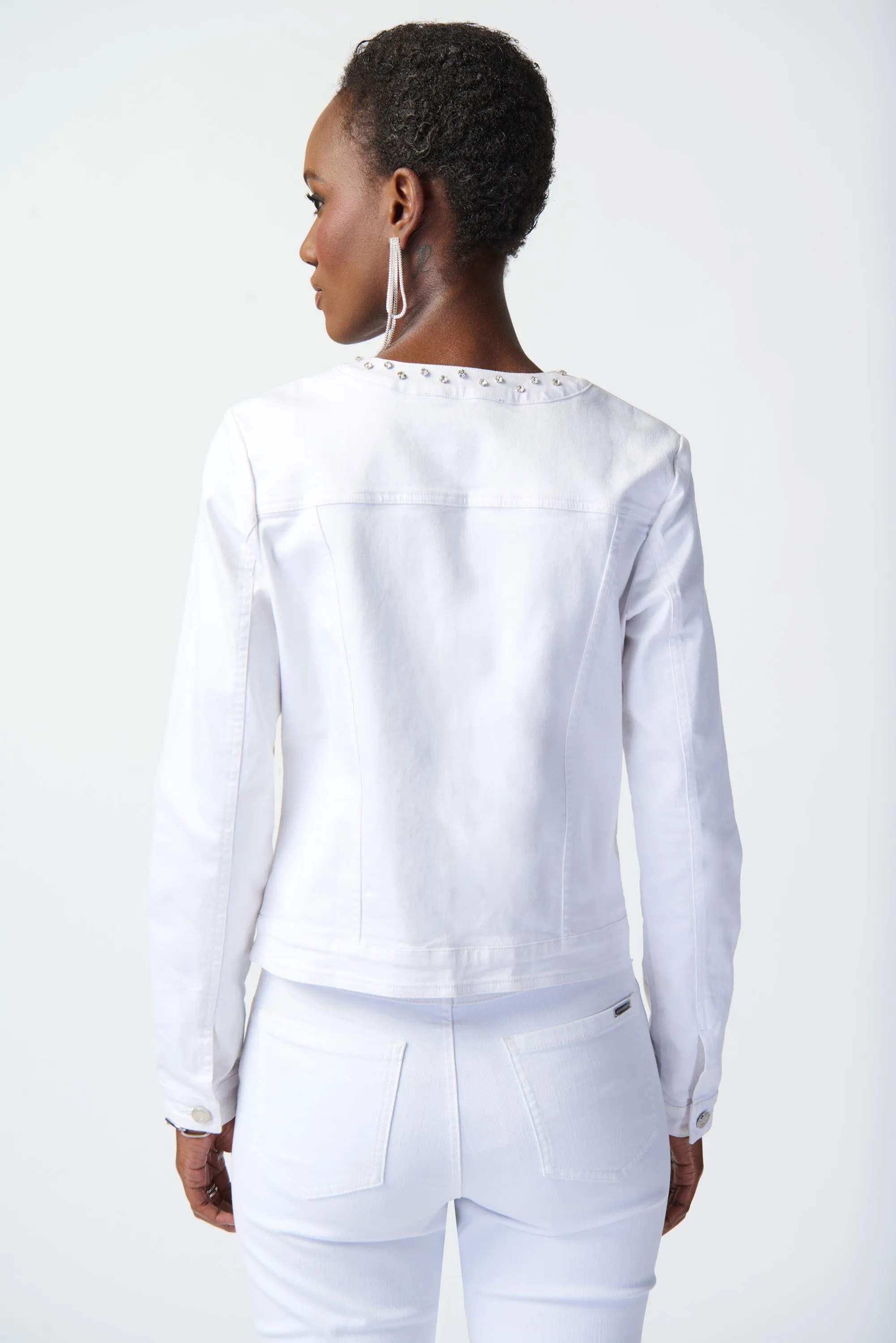 Joseph Ribkoff Embellished Denim Jacket