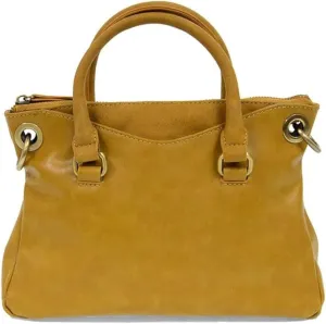 Joy Susan Stella Mini Convertible Satchel Suede Trim