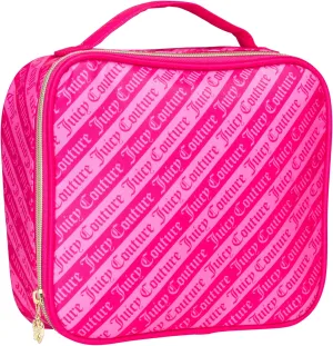 Juicy Couture Women's Cosmetic Bag - Makeup and Toiletries Travel Organizer, Compartments, Size One Size, Pink