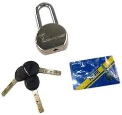 Junior TSR Heavy Duty Round Body Padlock - Non Key Retaining- 7/16" Shackle (2" Inch Clearance)
