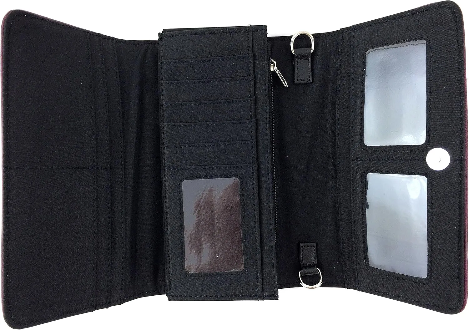 Justin West Dales Pony Horse Embroidery Mane Western Country Women's Crossbody Wallet