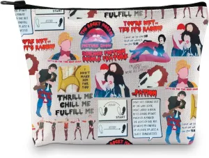 JYTAPP Horror TV Show Merchandise Musical Cosmetic Makeup Bag Musical Movie Fans Tavel Bag Gift