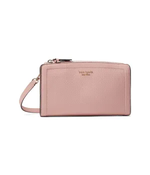 kate spade new york Knott Pebbled Leather Small Crossbody Shoulder Bag – Leather Construction – Textile Lining Coral Gable One Size One Size