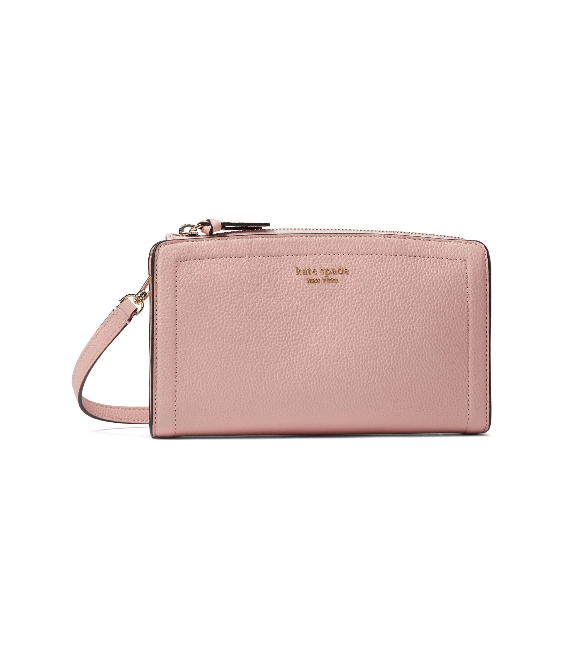 kate spade new york Knott Pebbled Leather Small Crossbody Shoulder Bag – Leather Construction – Textile Lining Coral Gable One Size One Size