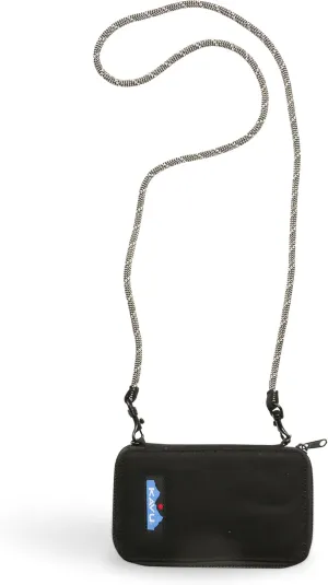KAVU Go Time Bi-Fold Crossbody Wallet with Rope Strap