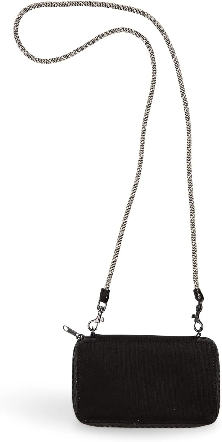 KAVU Go Time Bi-Fold Crossbody Wallet with Rope Strap