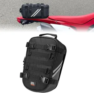 KEMIMOTO Motorcycle Rear Fender Tail Bag 6L Dirt Bike Enduro Tool Roll Bags Universal Storage Fit for Adventure Off Road Bike Motocross Dual Sport