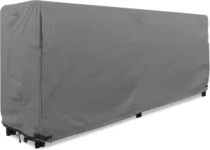 KHOMO GEAR - Firewood Rack Cover 8 foot - Heavy Duty - Black