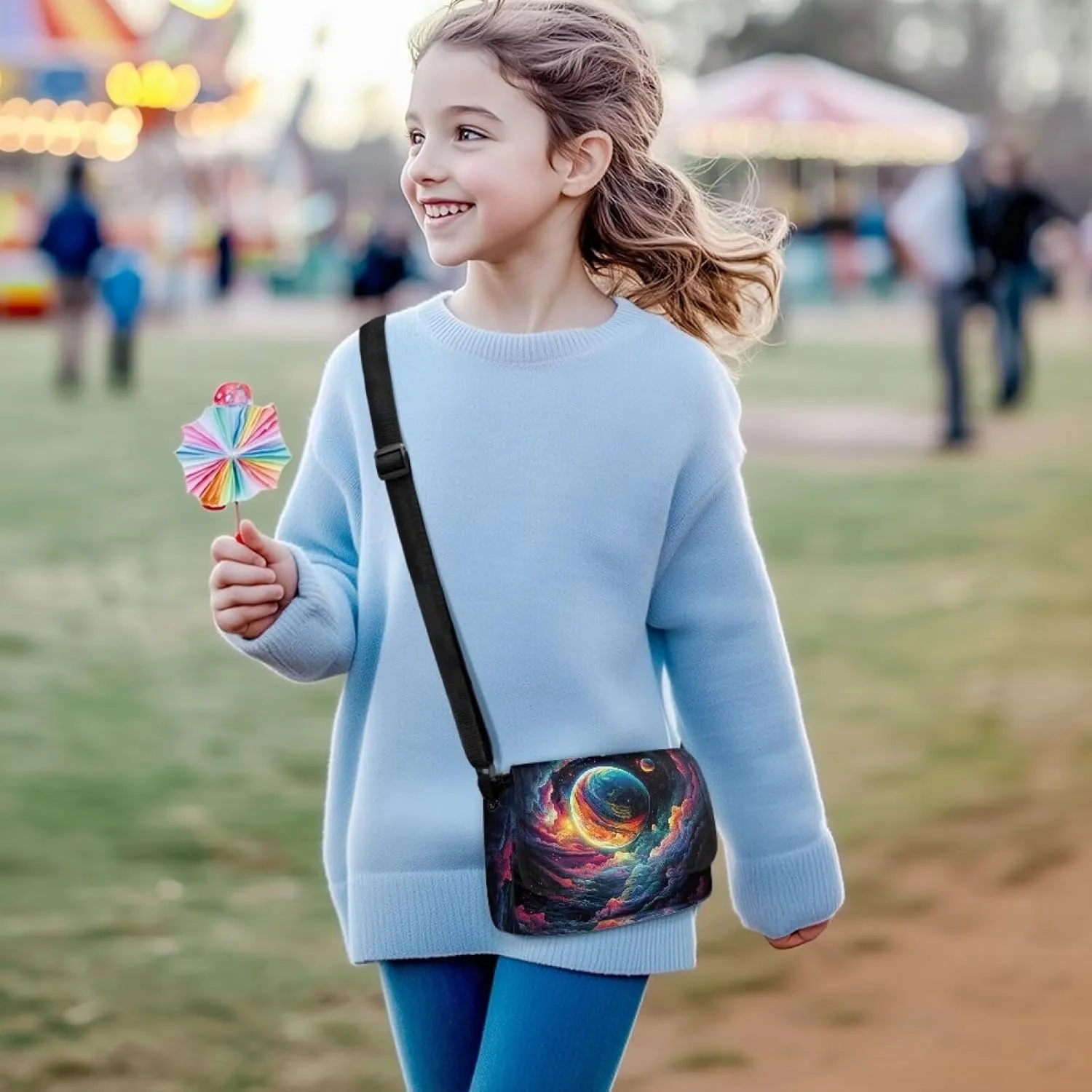 Kids Crossbody Bag for Girls Small Shoulder Bag for Kids Crossbody Handbags with Adjustable Strap for Travel