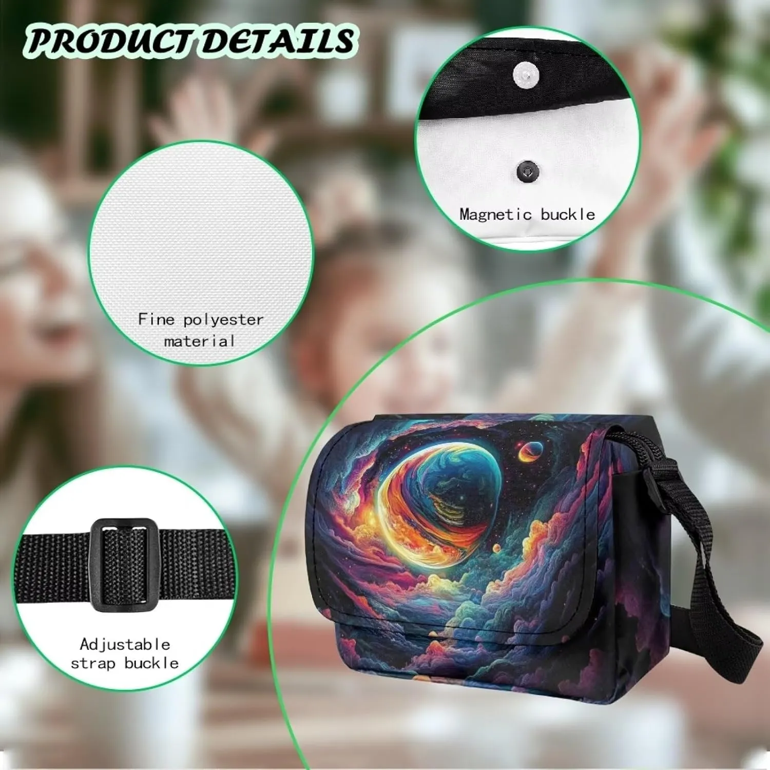 Kids Crossbody Bag for Girls Small Shoulder Bag for Kids Crossbody Handbags with Adjustable Strap for Travel
