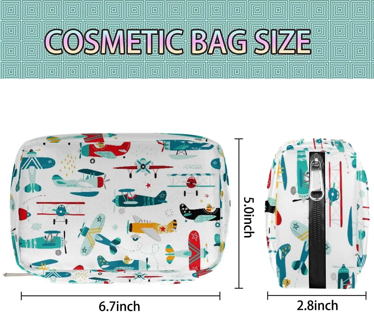 Kids Toiletry Bag for Boys, Cute Small Airplane Wash Bag for Teens Boys Waterproof Cosmetic Weekender Bag Toddler Traveling Toiletries