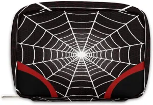 Kids Toiletry Bag for Boys, Cute Small Black Spider Web Wash Bag for Little Young Boys Waterproof Cosmetic Weekender Bag Toddler Traveling Toiletries