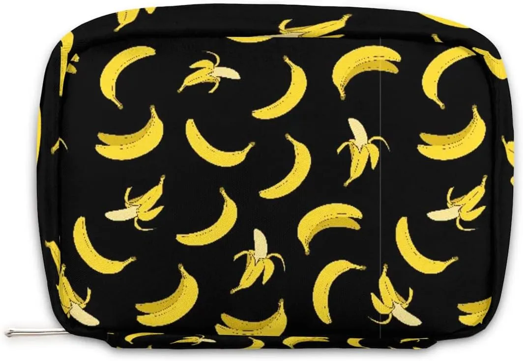 Kids Toiletry Bag for Boys, Cute Small Yellow Banana Wash Bag for Little Young Boys Waterproof Cosmetic Weekender Bag Toddler Traveling Toiletries