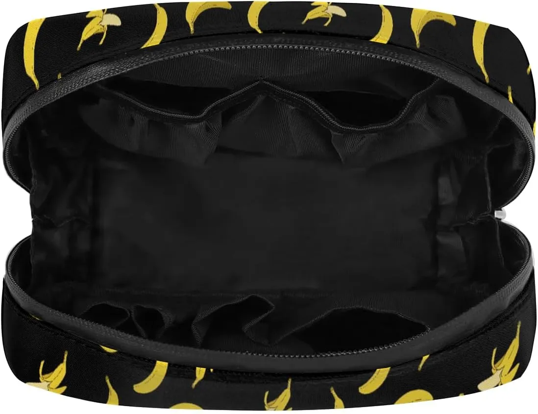 Kids Toiletry Bag for Boys, Cute Small Yellow Banana Wash Bag for Little Young Boys Waterproof Cosmetic Weekender Bag Toddler Traveling Toiletries