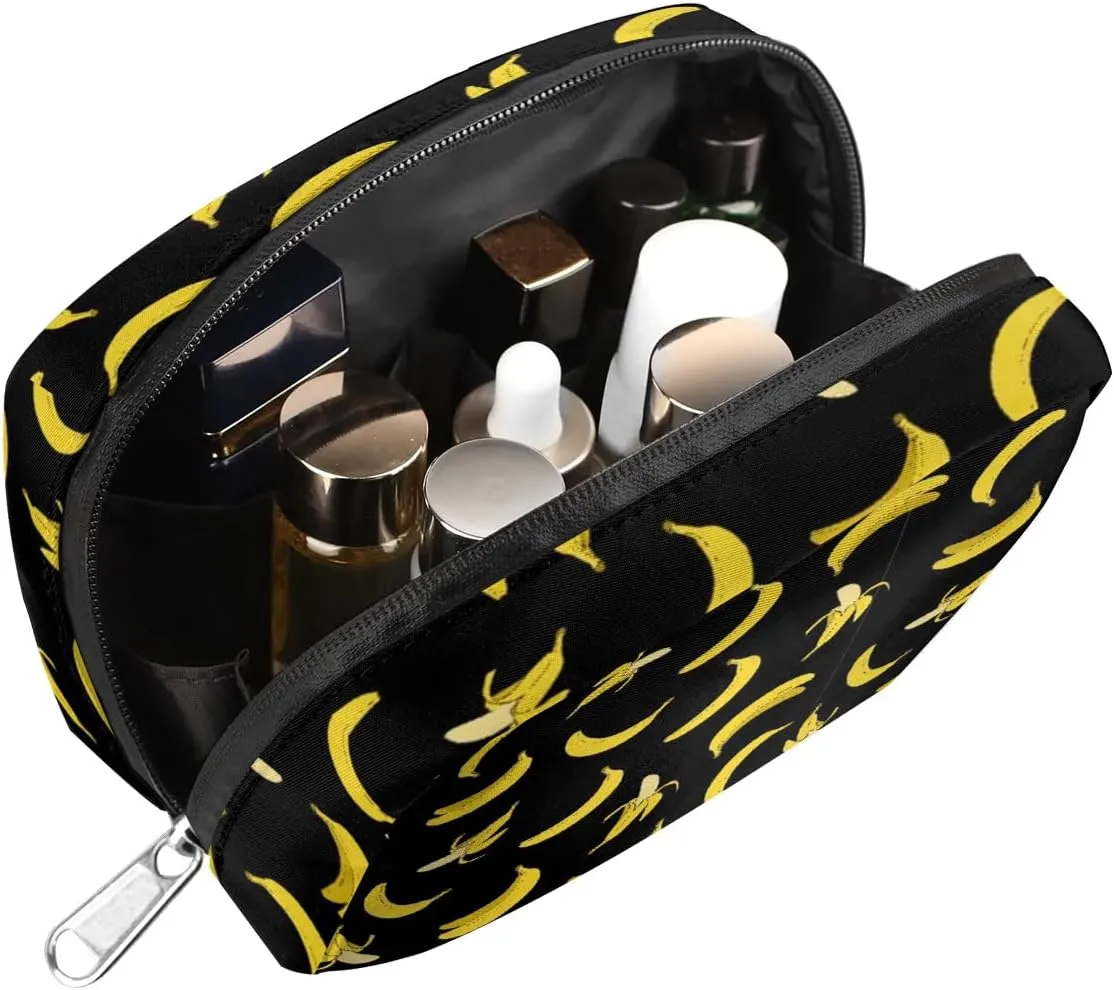Kids Toiletry Bag for Boys, Cute Small Yellow Banana Wash Bag for Little Young Boys Waterproof Cosmetic Weekender Bag Toddler Traveling Toiletries