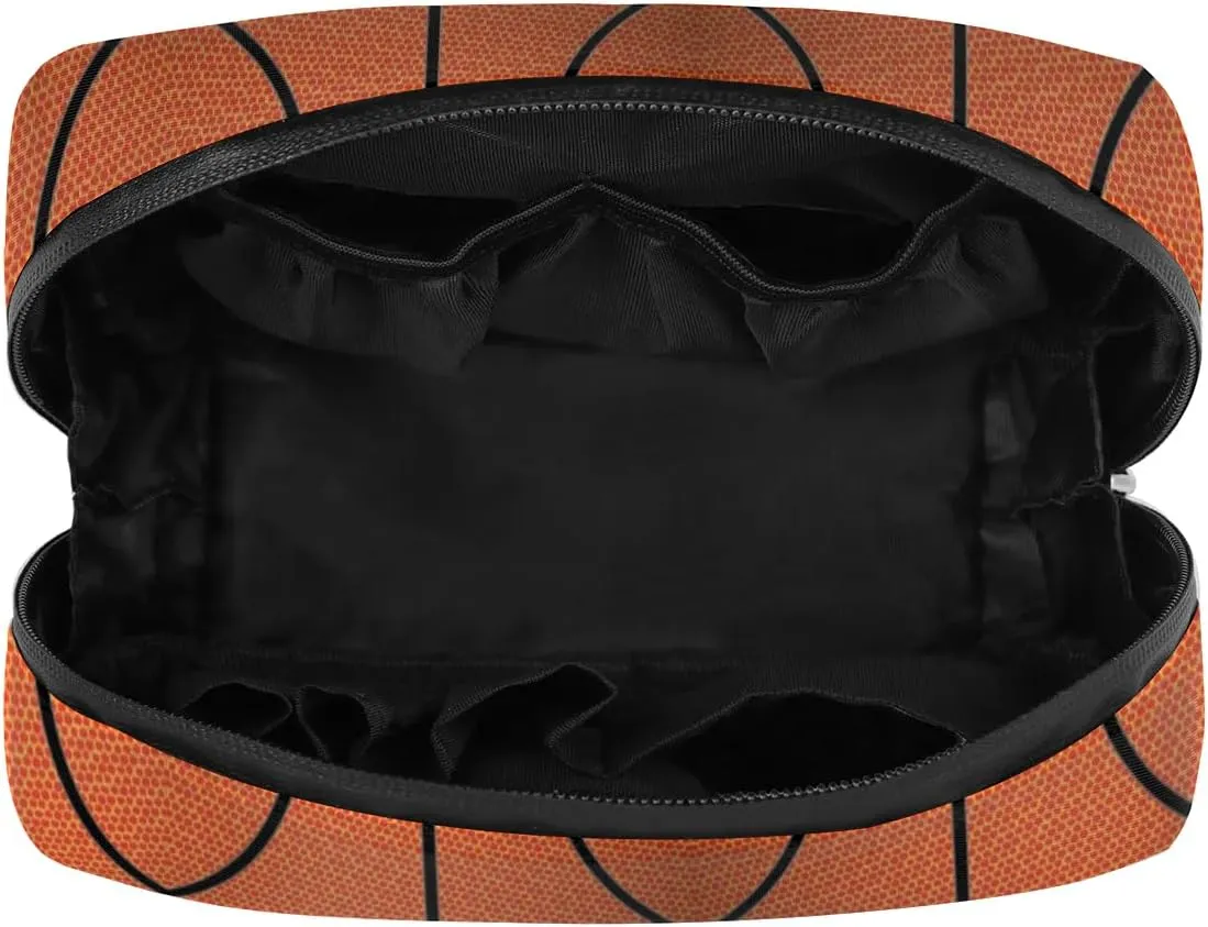 Kids Toiletry Bag for Boys, Small Cute Basketball Sport Wash Bag for Little Young Boys Waterproof Cosmetic Weekender Bag Toddler Traveling Toiletries
