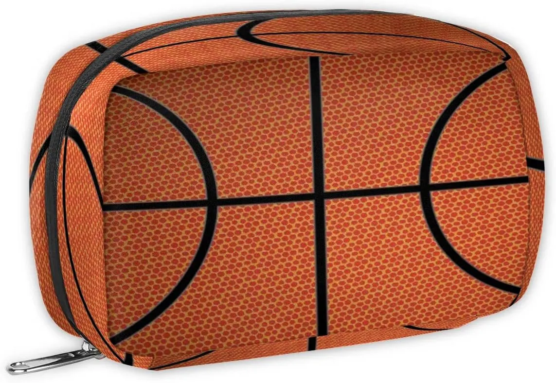 Kids Toiletry Bag for Boys, Small Cute Basketball Sport Wash Bag for Little Young Boys Waterproof Cosmetic Weekender Bag Toddler Traveling Toiletries