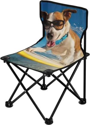 Kigai Folding Camping Chair Heavy Duty Chair Ultralight Compact Portable Beach Chair for Outdoor Camp, Hiking, Travel, Beach, Sporting Event and Picnic, Colorful Pattern
