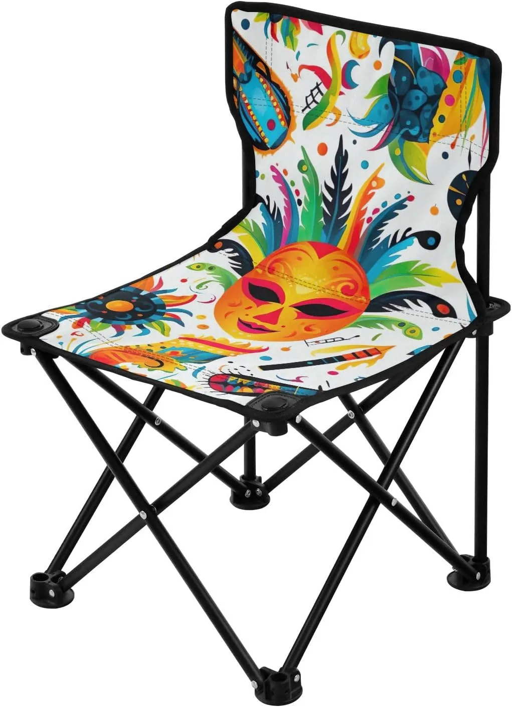Kigai Folding Camping Chair Heavy Duty Chair Ultralight Compact Portable Beach Chair for Outdoor Camp, Hiking, Travel, Beach, Sporting Event and Picnic, Leopard