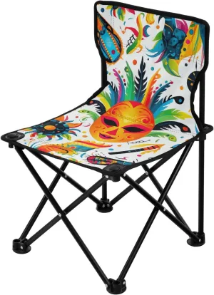 Kigai Folding Camping Chair Heavy Duty Chair Ultralight Compact Portable Beach Chair for Outdoor Camp, Hiking, Travel, Beach, Sporting Event and Picnic, Leopard