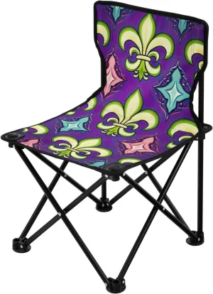 Kigai Folding Camping Chair Heavy Duty Chair Ultralight Compact Portable Beach Chair for Outdoor Camp, Hiking, Travel, Beach, Sporting Event and Picnic, Mardi Gras