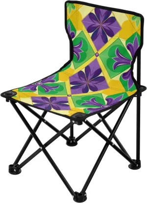 Kigai Folding Camping Chair Heavy Duty Chair Ultralight Compact Portable Beach Chair for Outdoor Camp, Hiking, Travel, Beach, Sporting Event and Picnic, Oil Butterflies